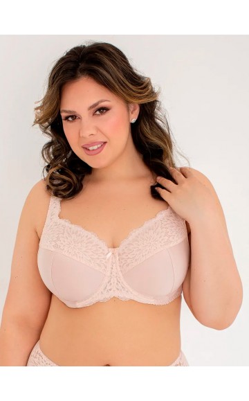 Бюстгальтер Lady Lux 320-360 Серебристый пион