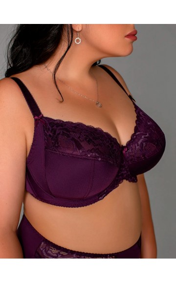 Бюстгальтер Lady Lux 711 Ежевичное вино