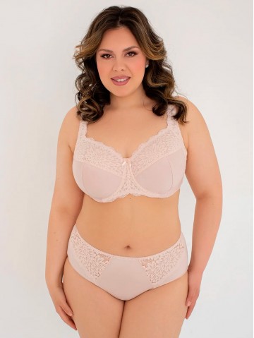 Бюстгальтер Lady Lux 320-360 Серебристый пион