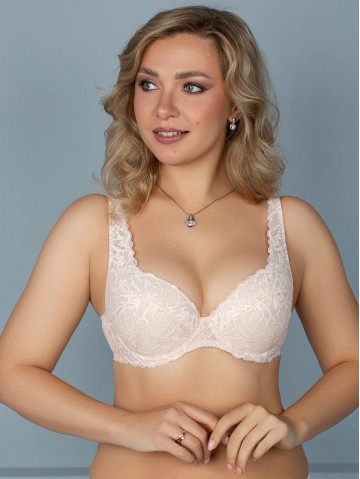Бюстгальтер Lady Lux 961-180 Серебристый пион
