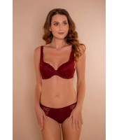 Бюстгальтер Lady Lux 961-78 Бургундское вино