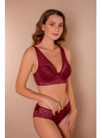 Бюстгальтер Lady Lux 270-160 Бургундское вино