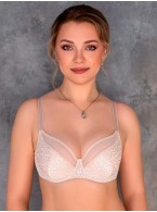 Бюстгальтер Lady Lux 430-67 Серебристый пион (распродажа)