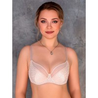 Бюстгальтер Lady Lux 430-67 Серебристый пион (распродажа)
