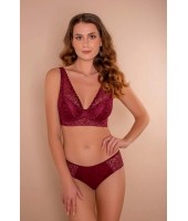 Бюстгальтер Lady Lux 270-160 Бургундское вино