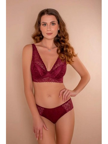 Бюстгальтер Lady Lux 270-78 Бургундское вино