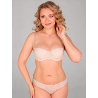 Бюстгальтер Lady Lux 360-42 Серебристый пион