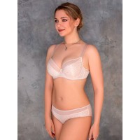Бюстгальтер Lady Lux 430-67 Серебристый пион (распродажа)