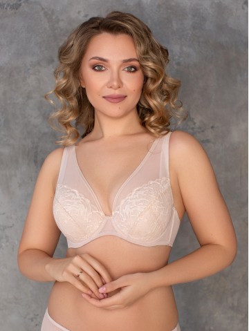 Бюстгальтер Lady Lux 280-180 Серебристый пион