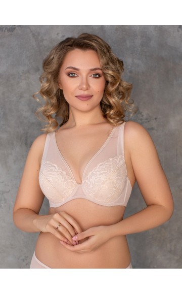 Бюстгальтер Lady Lux 280-180 Серебристый пион