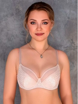Бюстгальтер Lady Lux 430-67 Серебристый пион