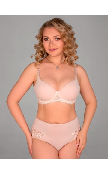 Бюстгальтер Lady Lux 507-180 Серебристый пион