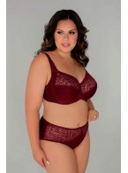 Бюстгальтер Lady Lux 296 Бургундское вино