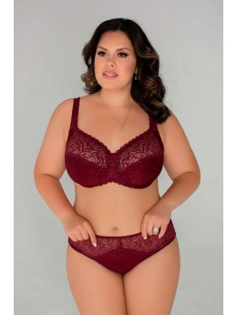 Бюстгальтер Lady Lux 296 Бургундское вино