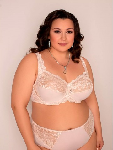 Бюстгальтер Lady Lux 296 Серебристый Пион