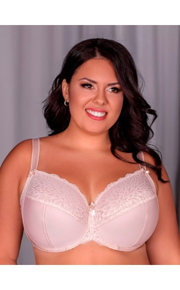 Бюстгальтер Lady Lux 711 Серебристый пион