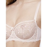 Бюстгальтер Lengy 10160 Серебристый пион с розовым