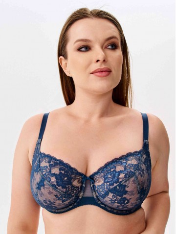 Бюстгальтер Milavitsa 117180 Синий топаз / нюд