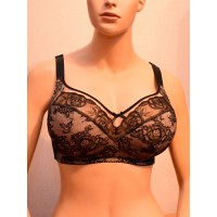 Бюстгальтер Milavitsa 128010 Черный с нюдом
