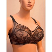 Бюстгальтер Milavitsa 128010 Черный с нюдом