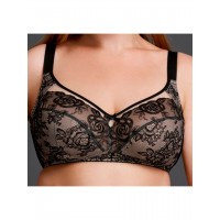 Бюстгальтер Milavitsa 128010 Черный с нюдом