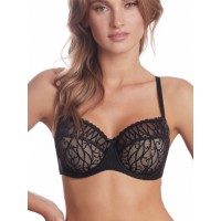 Бюстгальтер Aveline 666180 Черный с нюдом