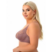 Бюстгальтер Новое Время М-215 Кофейно розовый