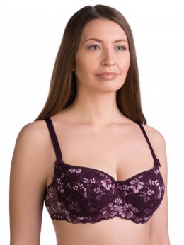 Бюстгальтер Силуэт 460 Тёмный виноград (распродажа)