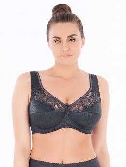 Бюстгальтер Sermija Soft 151 Тёмный графит (распродажа)