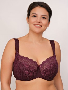 Бюстгальтер Valmira 1147 GERDA Бургундия (sale)