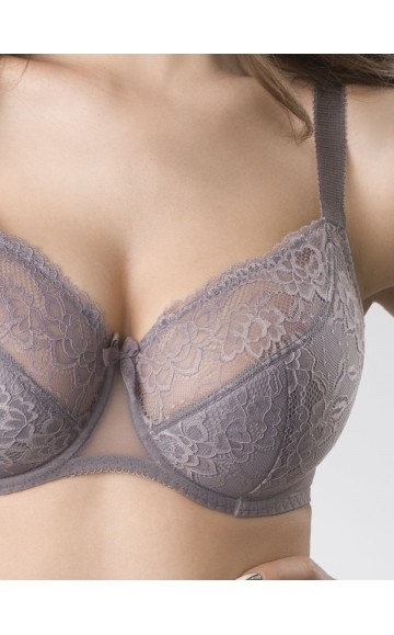 Бюстгальтер Sermija Semi-Soft 38 Серый жемчуг (распродажа)