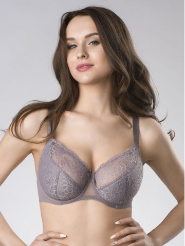 Бюстгальтер Sermija Semi-Soft 38 Серый жемчуг (распродажа)