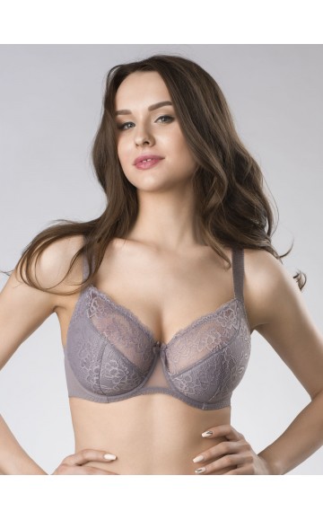 Бюстгальтер Sermija Semi-Soft 38 Серый жемчуг (распродажа)