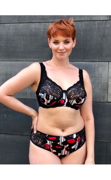 Бюстгальтер Valmira 1112 MARTA Черный мак (sale)