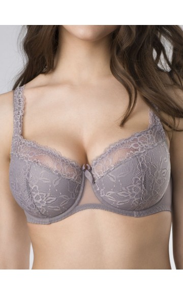 Бюстгальтер Sermija Balconette 37 Серый жемчуг (распродажа)
