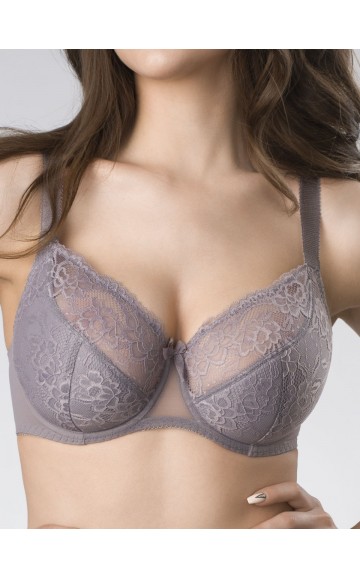 Бюстгальтер Sermija Semi-Soft 38 Серый жемчуг (распродажа)