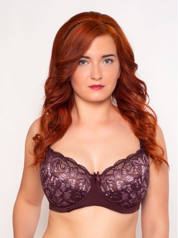 Бюстгальтер Valmira 1109 VIOLA Вино с миндалём (sale)