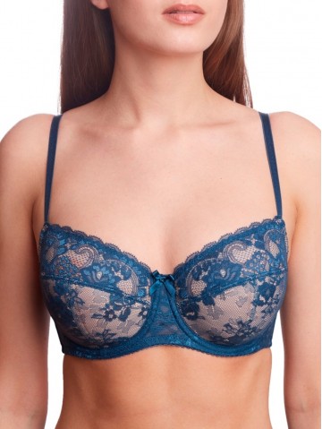 Бюстгальтер Milavitsa 116180 Синий топаз / нюд (sale)