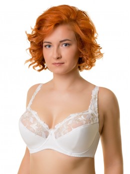 Бюстгальтер Valmira 1109 VIOLA Белый с лилиями (sale)