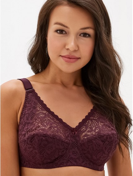 Бюстгальтер Новое Время М-006 Сливовое вино (распродажа)