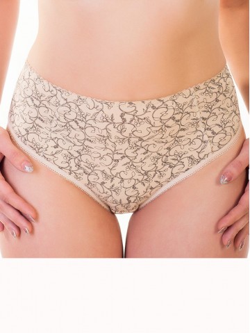 Трусы Valmira 2929 Бежевый с черным