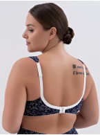 Бюстгальтер Valmira 1201 ROZITA Синий с молоком (sale)