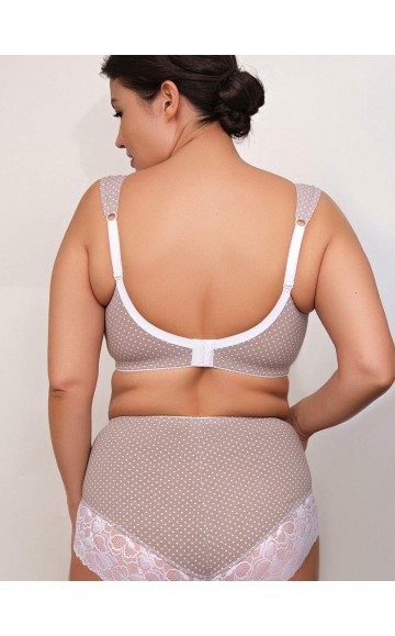 Бюстгальтер Valmira 1101 ROSE Кофейный в горошек (sale)
