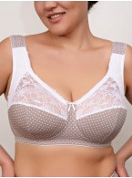 Бюстгальтер Valmira 1101 ROSE Кофейный в горошек (sale)
