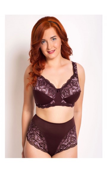 Бюстгальтер Valmira 1113 LAUREN Вино с миндалём (sale)