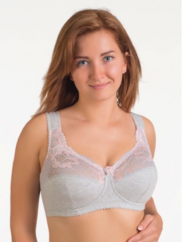 Бюстгальтер Valmira 1101 ROSE Серый с лотосом