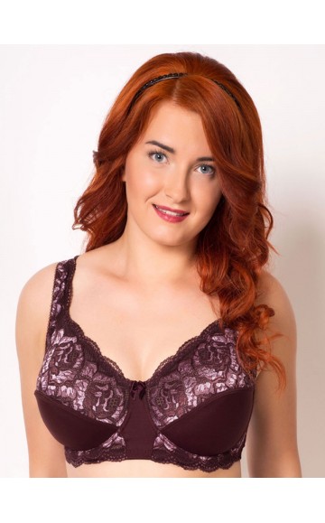 Бюстгальтер Valmira 1113 LAUREN Вино с миндалём (sale)