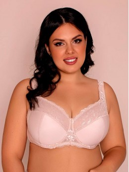 Бюстгальтер Lady Lux 320 Серебристый пион (распродажа)