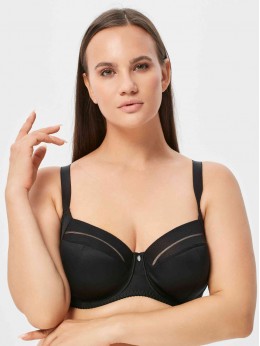 Бюстгальтер Milavitsa 107630 Черный с нюдом (sale)