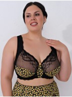 Бюстгальтер Valmira 1112 MARTA Черный с желтым (SALE)